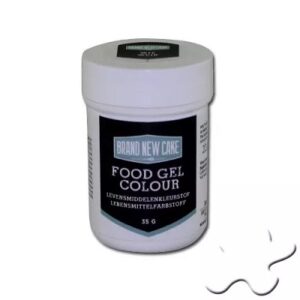 Witte kleurstof in gel 35g BrandNewCake