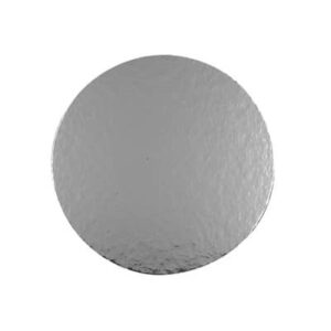 Zilver karton Ø9,7cm 10 stuks