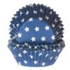 Blauw met witte ster